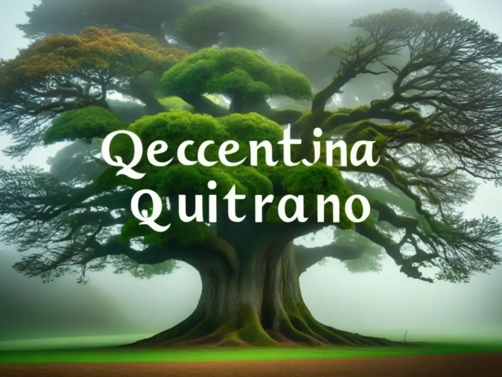 Un árbol genealógico detallado que muestra la evolución de apellidos comunes como Quintana, Quirós y Quintero