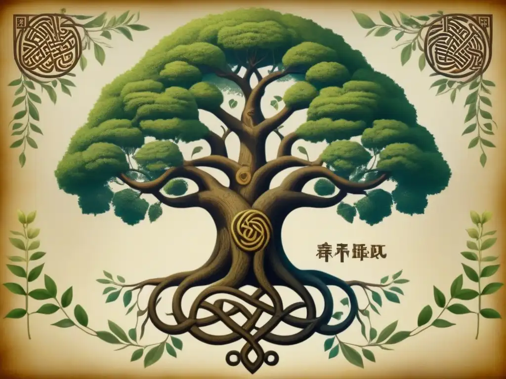 Un árbol genealógico detallado con conexiones inesperadas entre culturas y símbolos