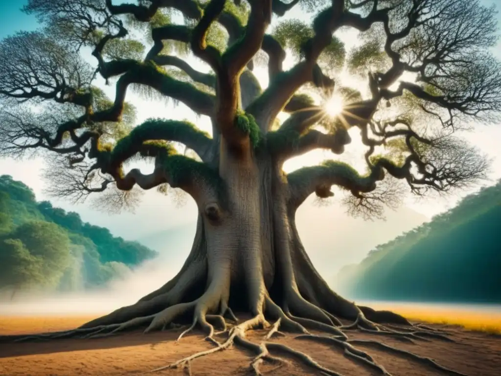 Un árbol genealógico detallado con retratos de ancestros, conexiones inesperadas y una atmósfera cálida