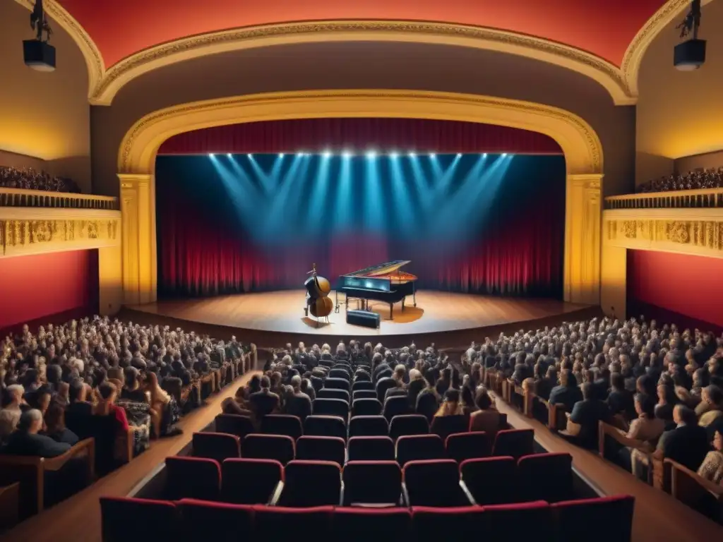 Auditorio lleno de admiradores del legado artístico apellido Sanz, unidos por la música