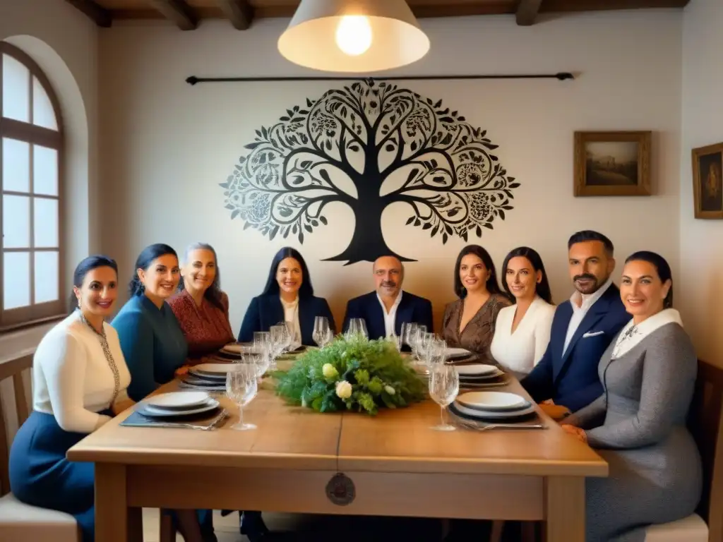 Una fotografía vintage en blanco y negro de una familia vasca con un árbol genealógico de Ysasi, mostrando el origen del apellido y su historia