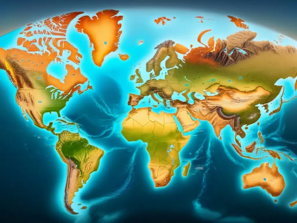 Detallado mapa vintage con evolución de apellidos migraciones de renombre en rutas históricas