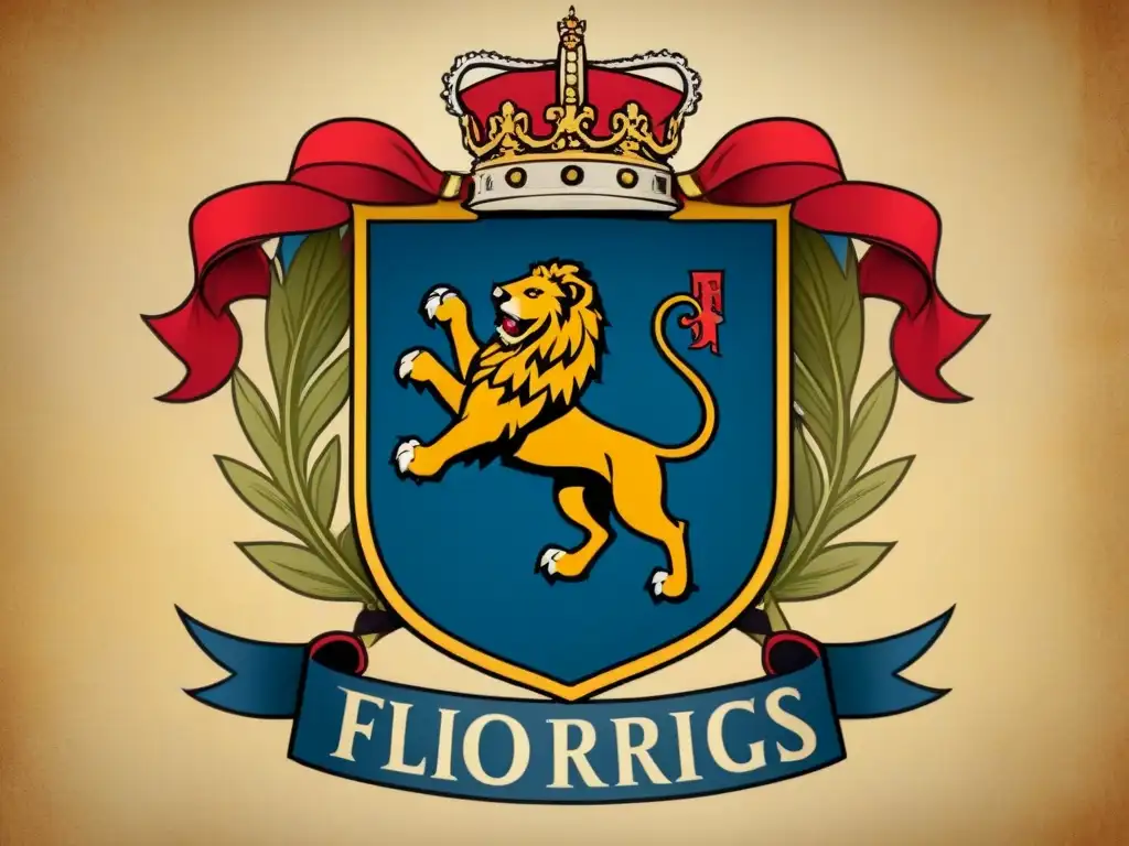 Un escudo de armas majestuoso para la historia del apellido Elorriaga, con símbolos detallados en colores regios sobre pergamino envejecido