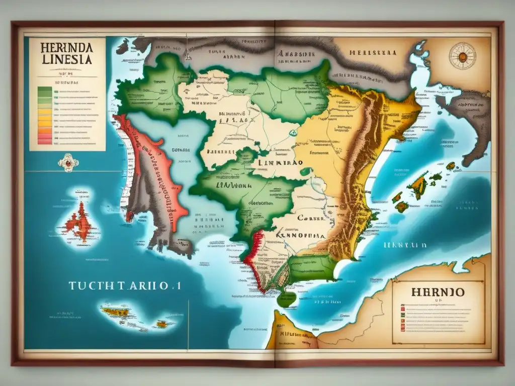 Mapa antiguo detallado de la Península Ibérica durante la Reconquista, mostrando territorios y batallas