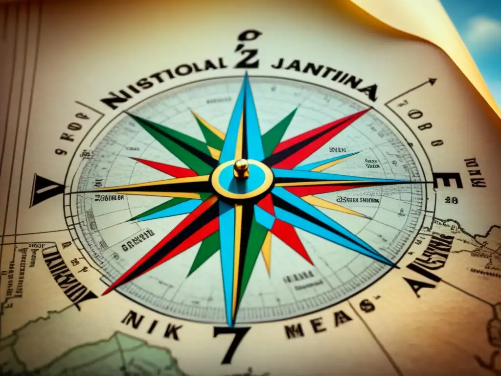 Mapa vintage detallado de ciudad antigua: nostalgia y historia Mapa detallado de una antigua ciudad con calles sinuosas y rosa de los vientos, colores desgastados y textura envejecida, evocando nostalgia e historia en fuentes alternativas información genealógica