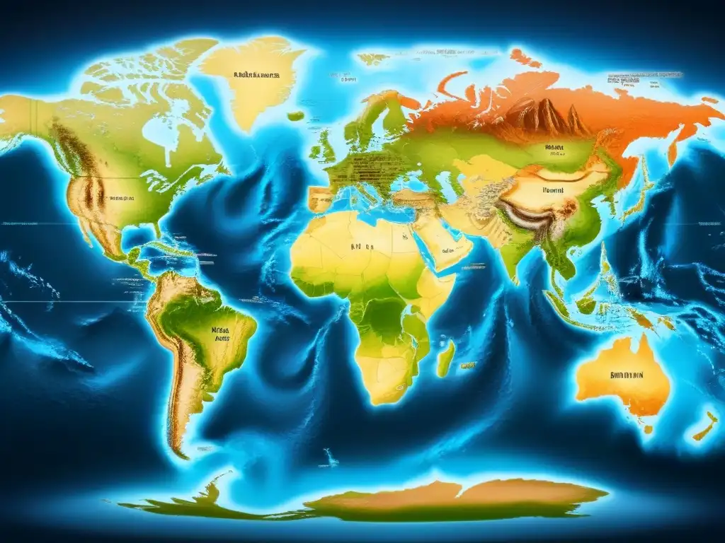 Mapa detallado de migración de haplogrupos con historia y landmarks