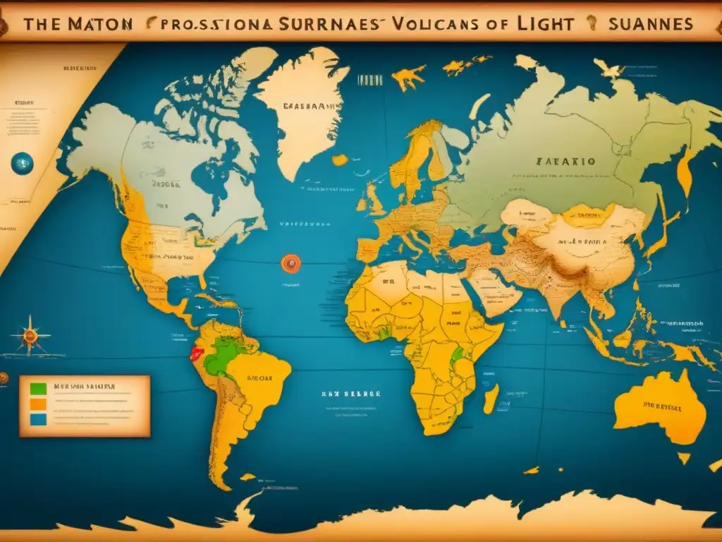 Mapa detallado de rutas migratorias de apellidos con la letra 'K', con ilustraciones de barcos, brújulas y pergaminos