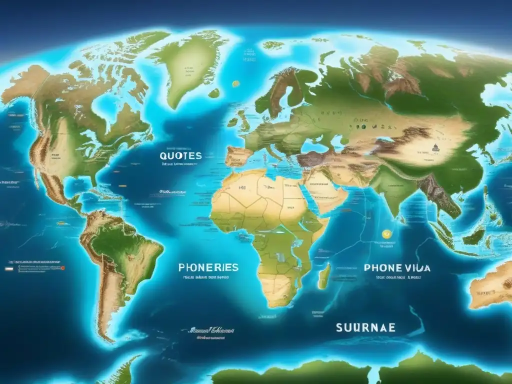 Mapa detallado vintage de rutas marítimas históricas y símbolos náuticos, destacando 'Origen apellidos viajes marítimos'